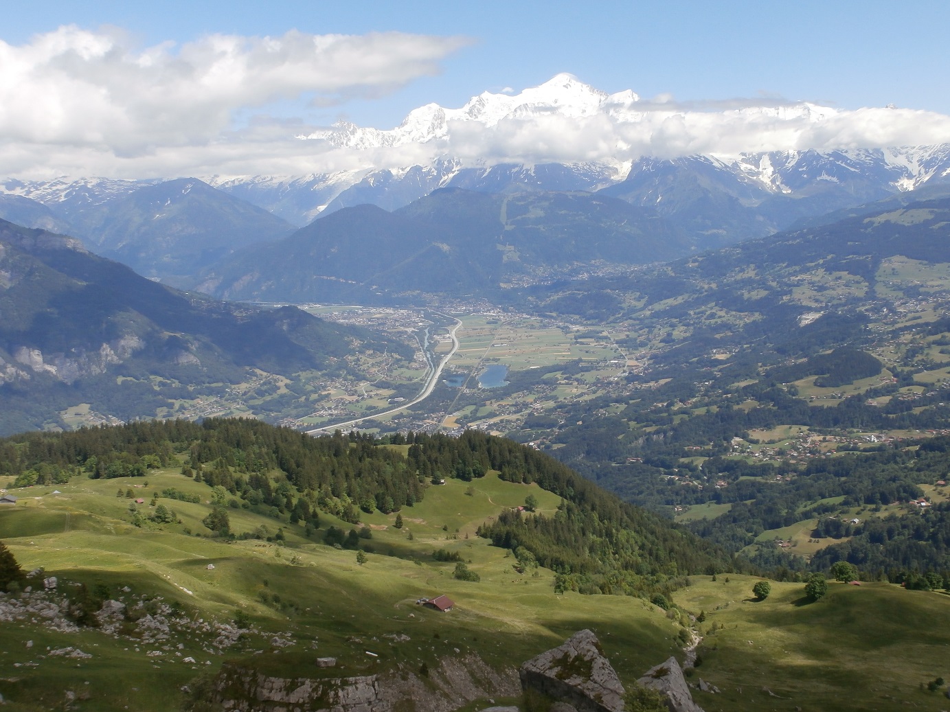 38 pointe percee 4 tetes vue sur le mont blanc 2